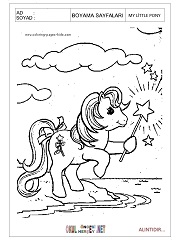 My Litte Pony boyama sayfaları